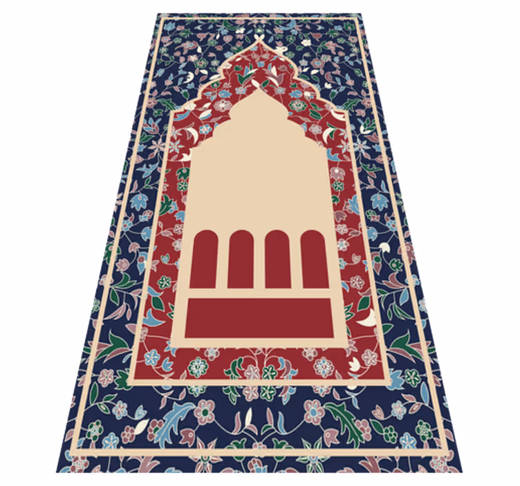 Passatoia in vinile persiano con motivo flor - TenStickers