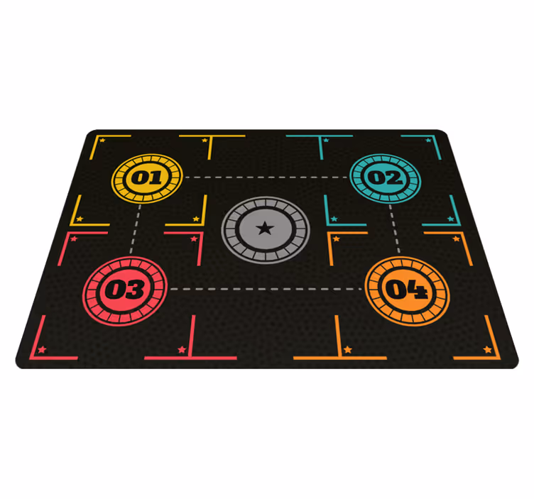 Passatoia in vinile allenamento di basket - TenStickers