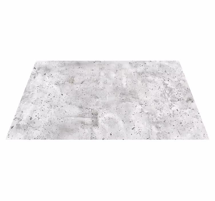 Tappeto vinile sala da pranzo effetto cemento grigio - TenStickers
