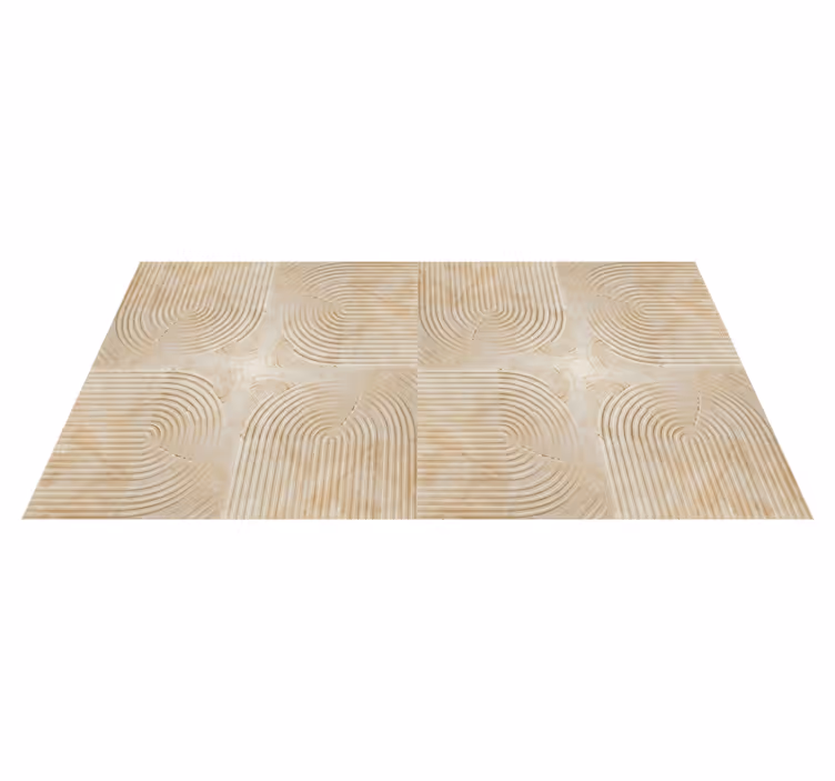 Tappeto vinile beige archi moderni - TenStickers