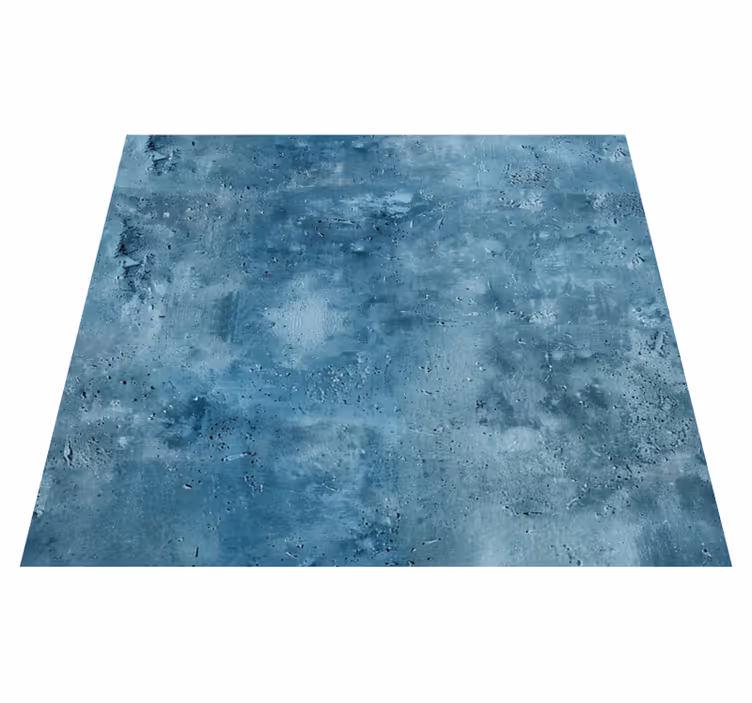 Tappeto vinile blu disegno strutturato - TenStickers
