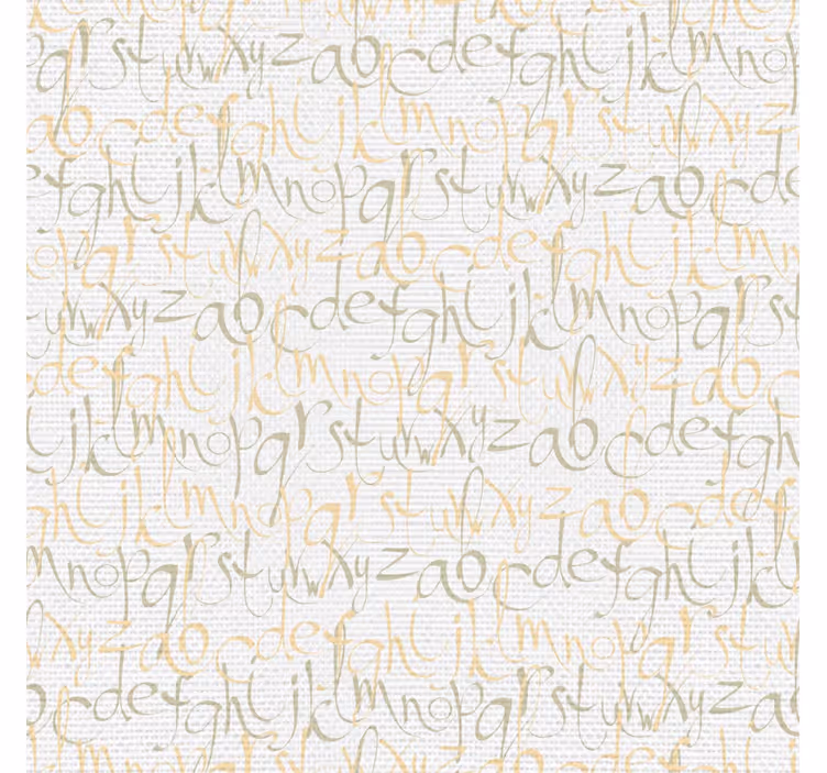 Carta da parati con scritte lettere vintage urbane - TenStickers