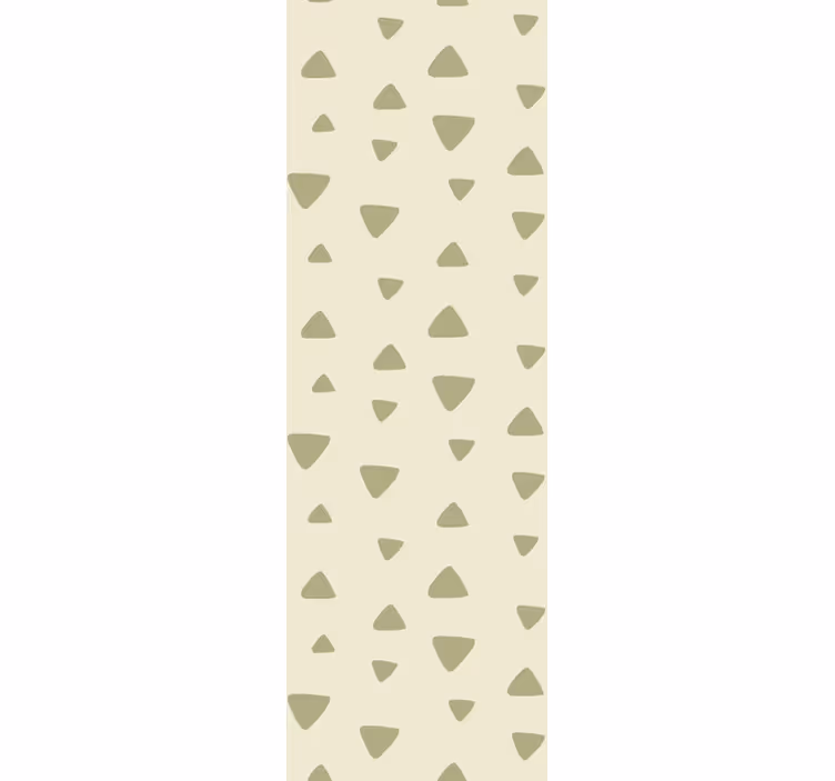 Carta da parati triangoli semplice motivo beige - TenStickers