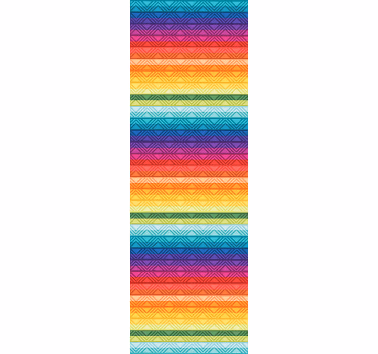 Carta da parati a righe strisce geometriche vibranti - TenStickers