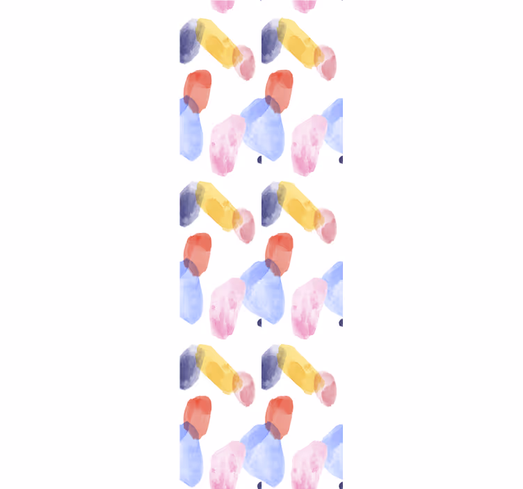 Carta da parati astratta modelli di colori tenui - TenStickers