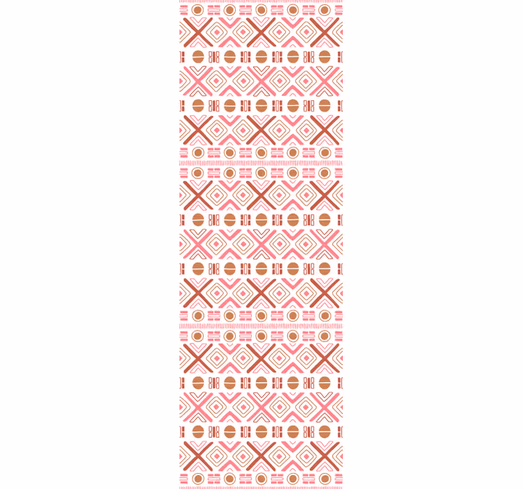 Carta da parati floreale motivi geometrici decorativi - TenStickers
