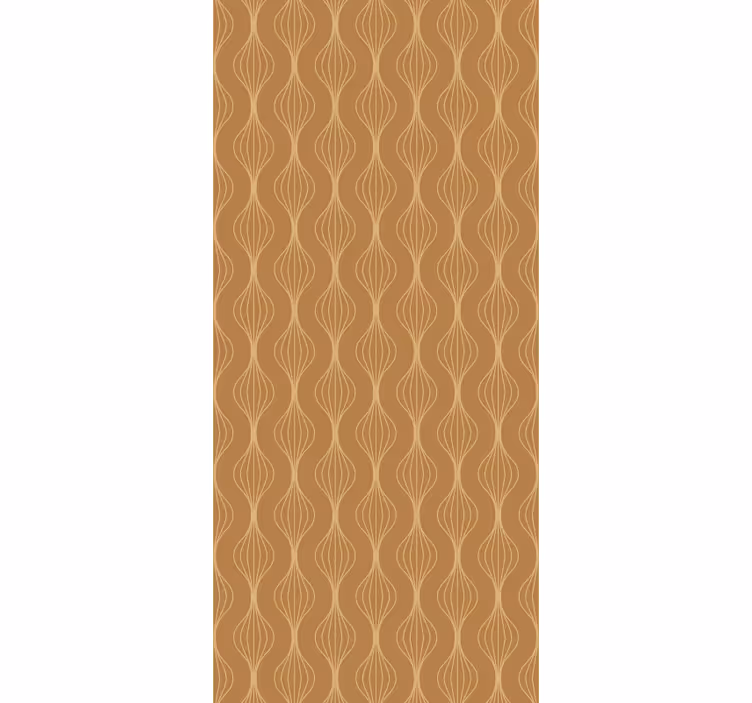 Carta da parati moderna modello di curve eleganti - TenStickers