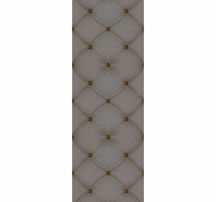 Carta da parati moderna texture motivo imbottito grigio - TenStickers