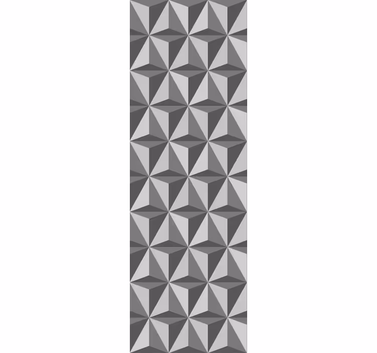Carta da parati texture triangoli grigi 3d - TenStickers