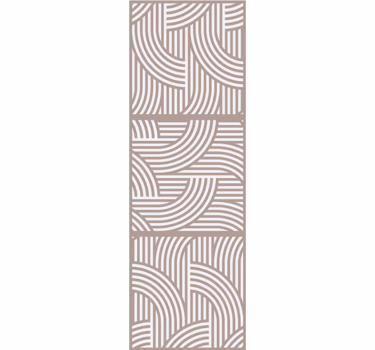 Carta da parati soggiorno organis linee eleganti - TenStickers