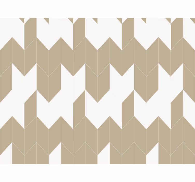 Carta da parati geometrica disegno a forma di chevron - TenStickers