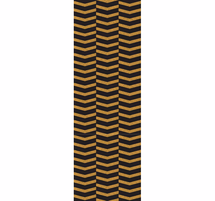 Carta da parati geometrica disegno a strisce chevron - TenStickers