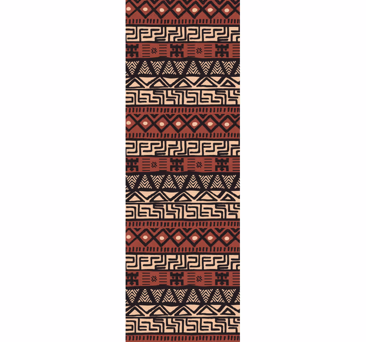Carta da parati ornamentale motivi tribali geometrici - TenStickers