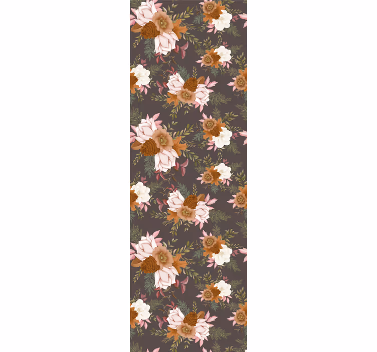 Carta da parati floreale design bouquet fiorito - TenStickers