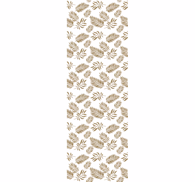 Carta da parati floreale composizione verde tropicale - TenStickers