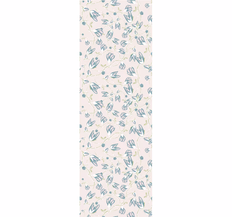 Carta da parati floreale stampa a fiori sottili - TenStickers