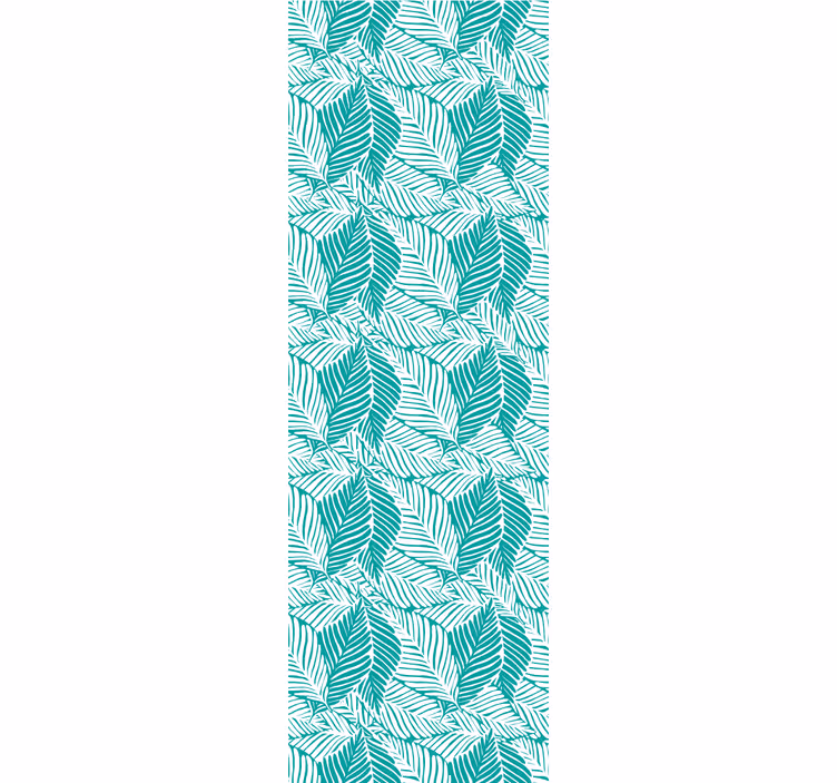 Carta da parati foglie composizione tropicale - TenStickers