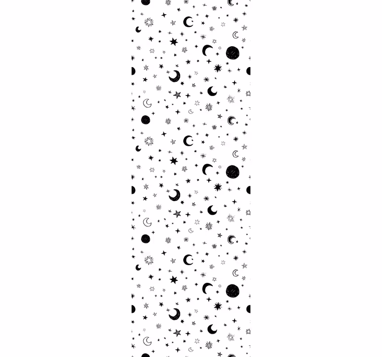 Carta da parati stelle cielo notturno celeste - TenStickers