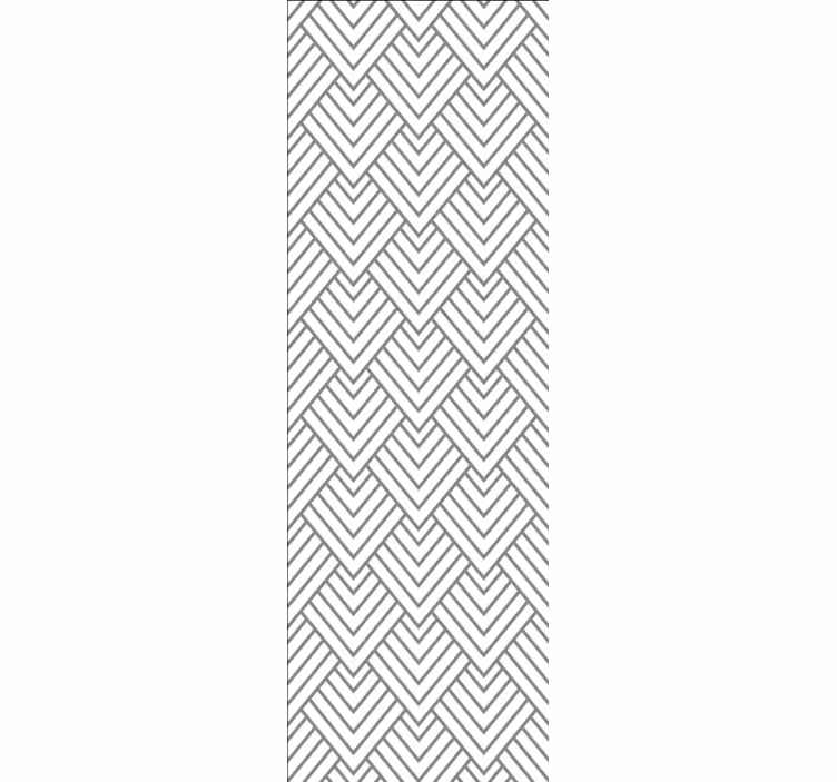 Carta da parati geometrica linee a chevron - TenStickers