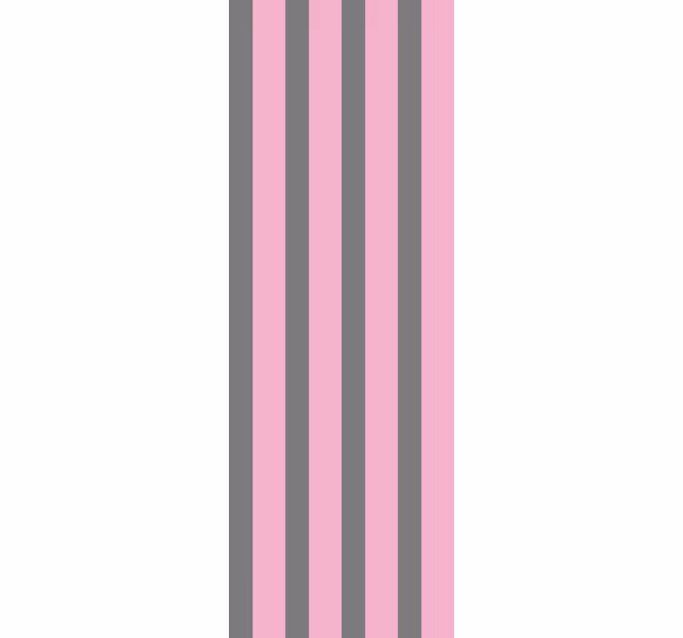 Carta da parati a righe strisce in rosa - TenStickers