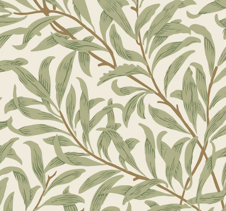 carta da parati cucina piante verdi botaniche - TenStickers
