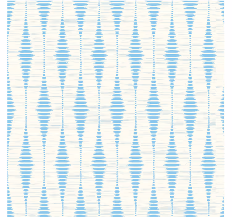 Carta da parati geometrica rabaul ikat azzurro chiaro - TenStickers