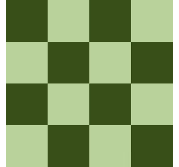 Carta da parati effetto piastrelle motivo verde scuro e chiaro - TenStickers