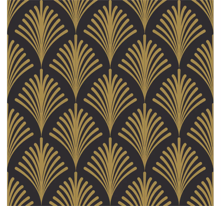 Carta da parati vintage texture il glamour dorato degli anni '20 - TenStickers