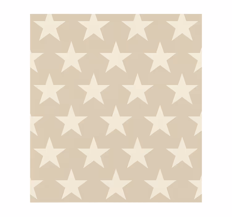 Carta da parati camera ragazzi motivo a stelle beige - TenStickers
