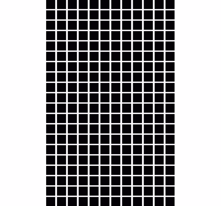Carta da parati geometrica scala di quadrati grigi - TenStickers
