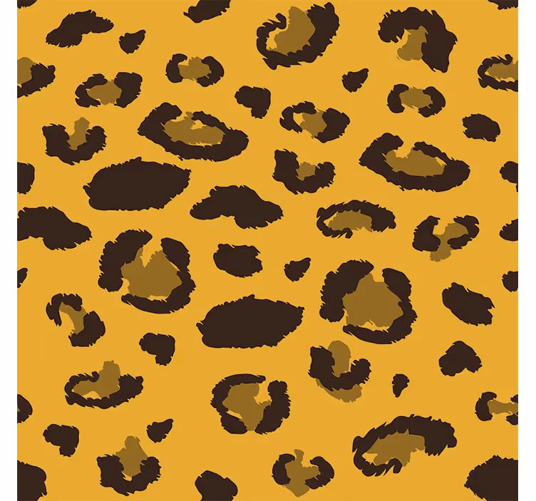 Carta da parati soggiorno stampa animale leopardo - TenStickers
