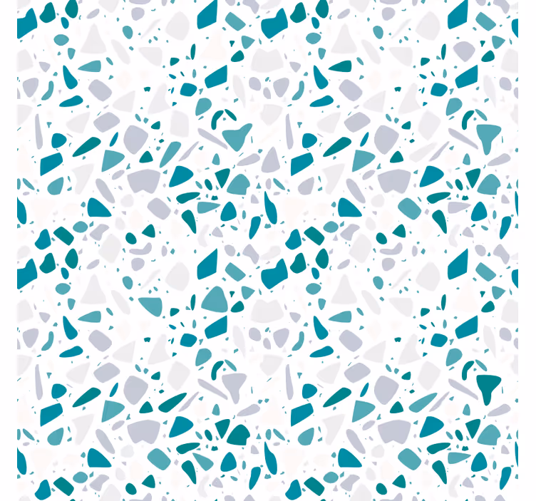 Carta da parati effetto marmo verde e grigio - TenStickers