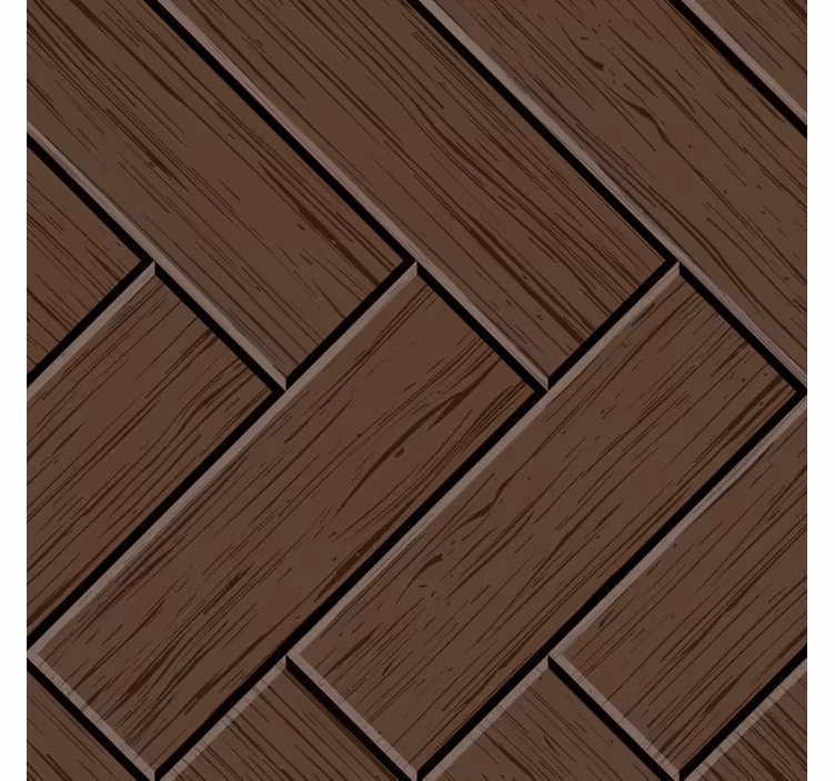 Carta da parati ornamentale adesivo pavimento legno zig zag - TenStickers