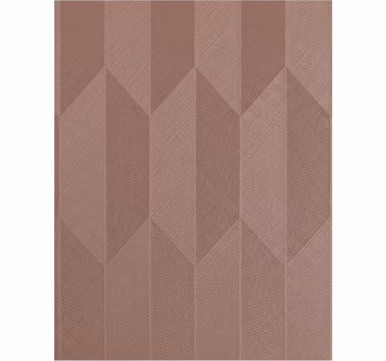 Carta da parati soggiorno chevron geometrico malva - TenStickers