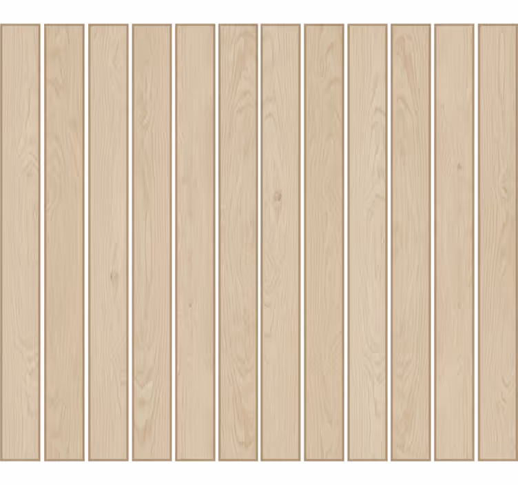 Carta da parati soggiorno listelli rovere chiaro - TenStickers