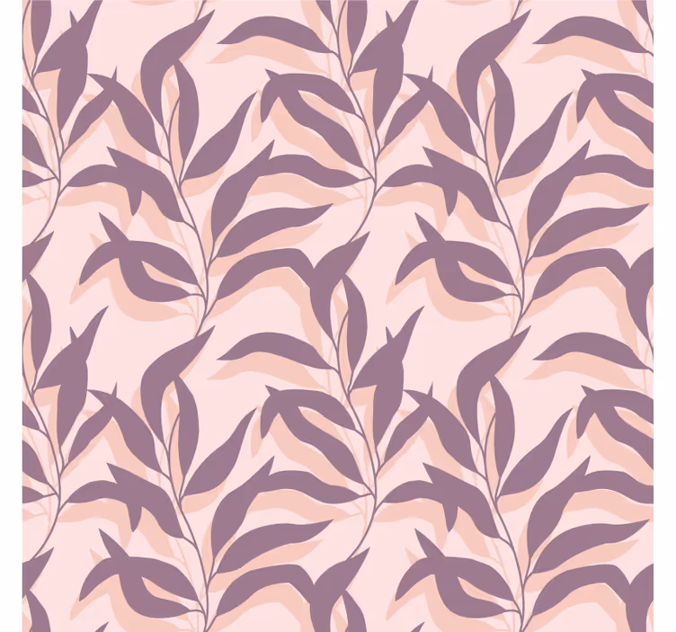 Carta da parati camera design palma tropical blush - TenStickers