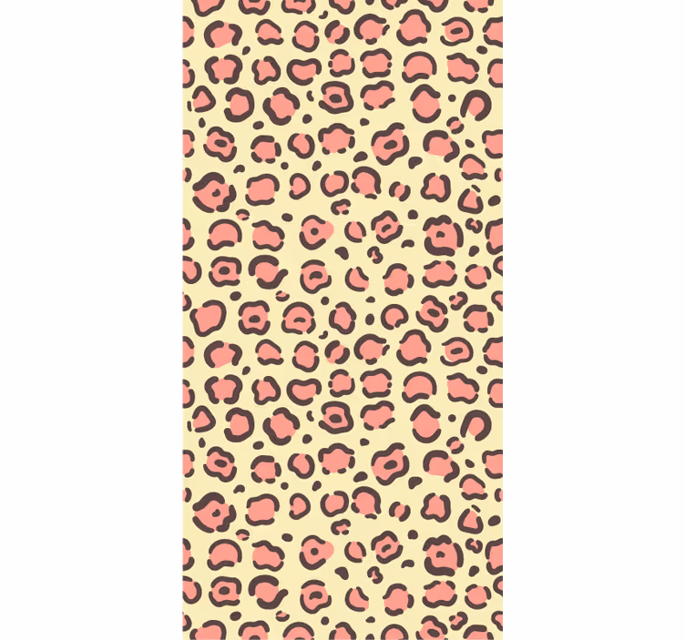 Carta da parati camera texture pelliccia leopardo - TenStickers