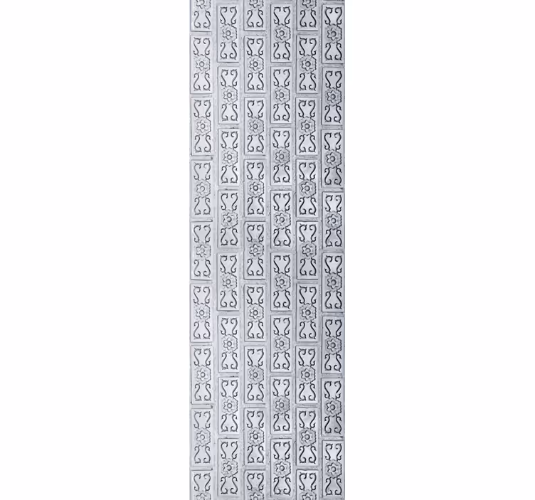 Carta da parati ornamentale fogli di gesso esotico - TenStickers