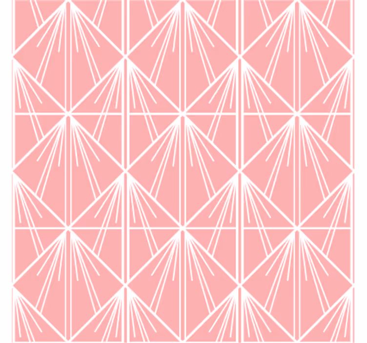 Carta da parati ornamentale concetto di disposizione geometrica - TenStickers