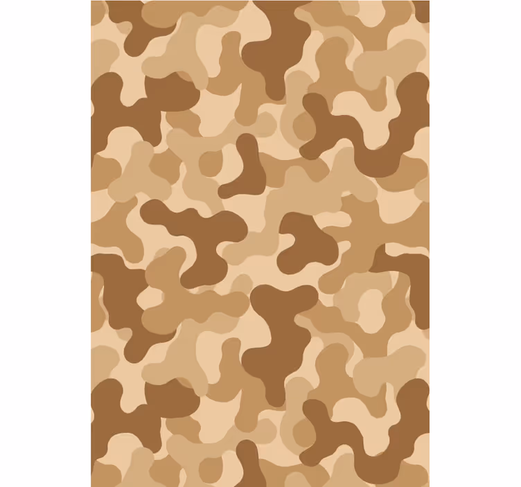 Carta da parati ornamentale motivo camo astratto - TenStickers