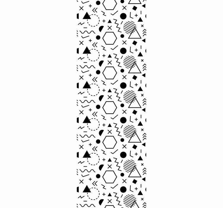 Carta da parati ornamentale forme astratte audaci - TenStickers