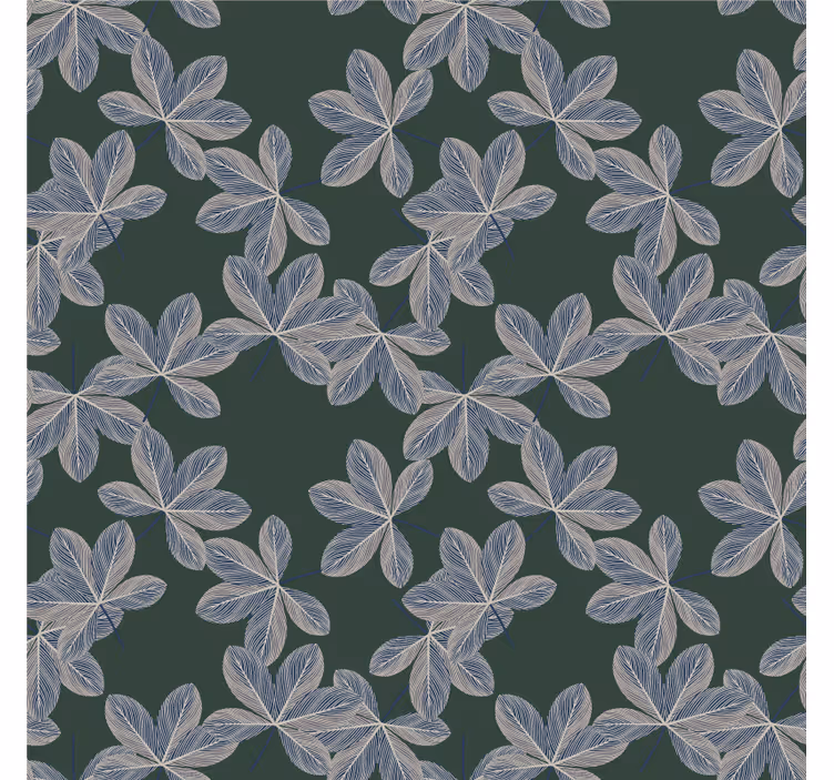 Carta da parati ornamentale foglia botanica - TenStickers