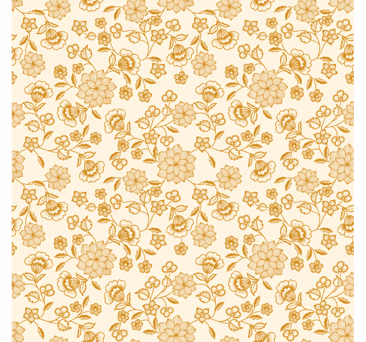 Carta da parati ornamentale musa botanica elegante - TenStickers