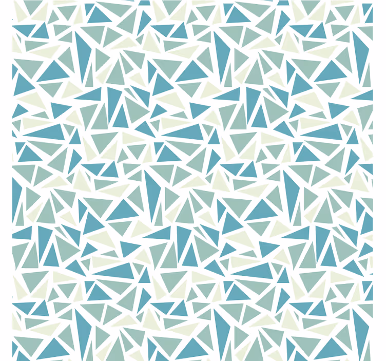 Carta da parati soggiorno mosaico verde retrò - TenStickers