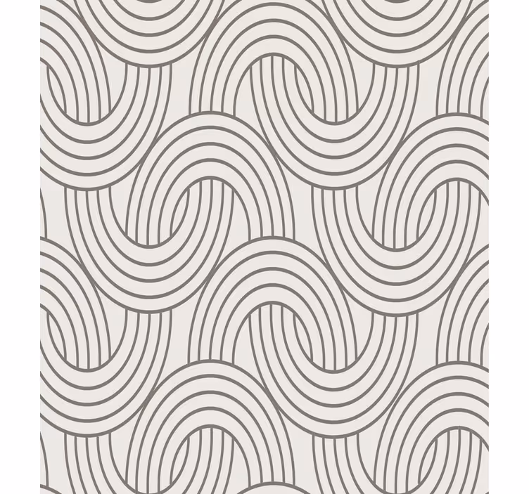 Carta da parati soggiorno motivo illusioni art déco - TenStickers