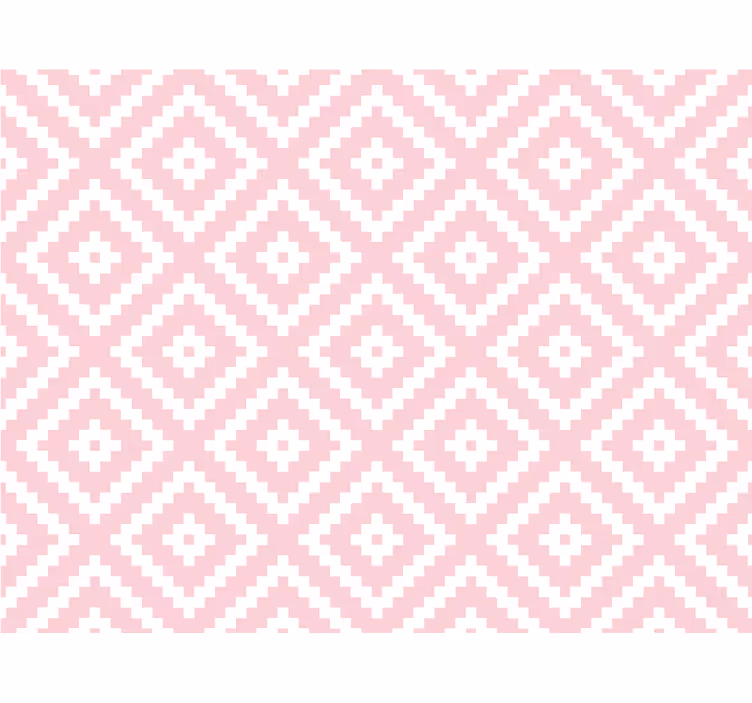 Carta da parati texture motivo geometrico quadrato rosa - TenStickers