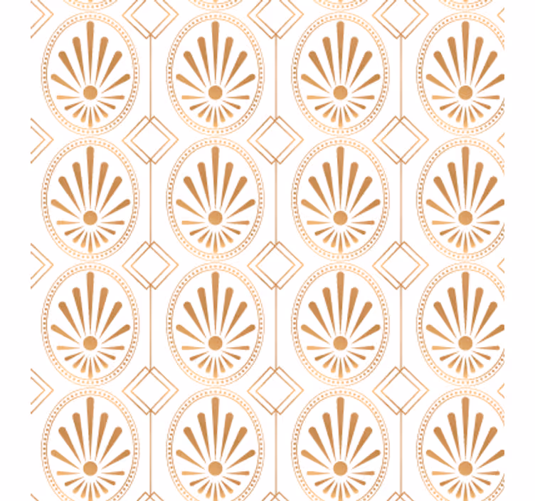 Carta da parati texture arte moderna bianco oro - TenStickers