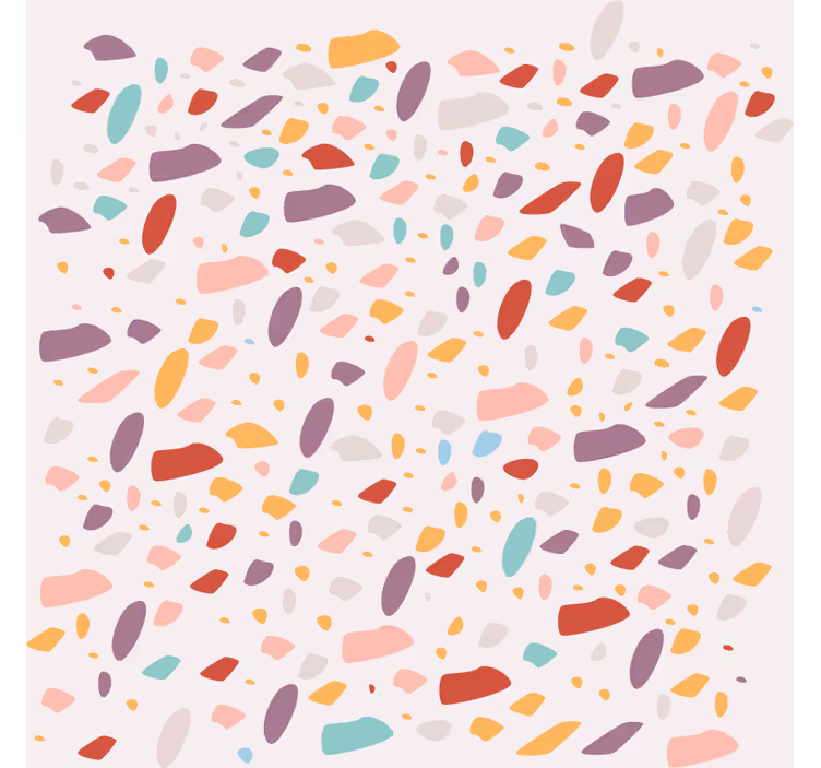 Carta da parati effetto marmo pietre colorate - TenStickers