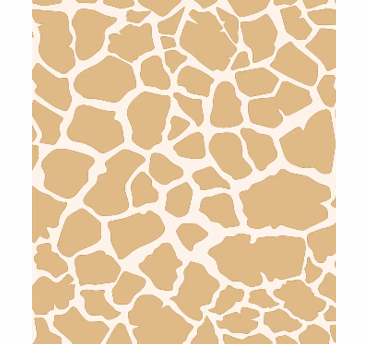 Carta da parati animali stampa di giraffe - TenStickers