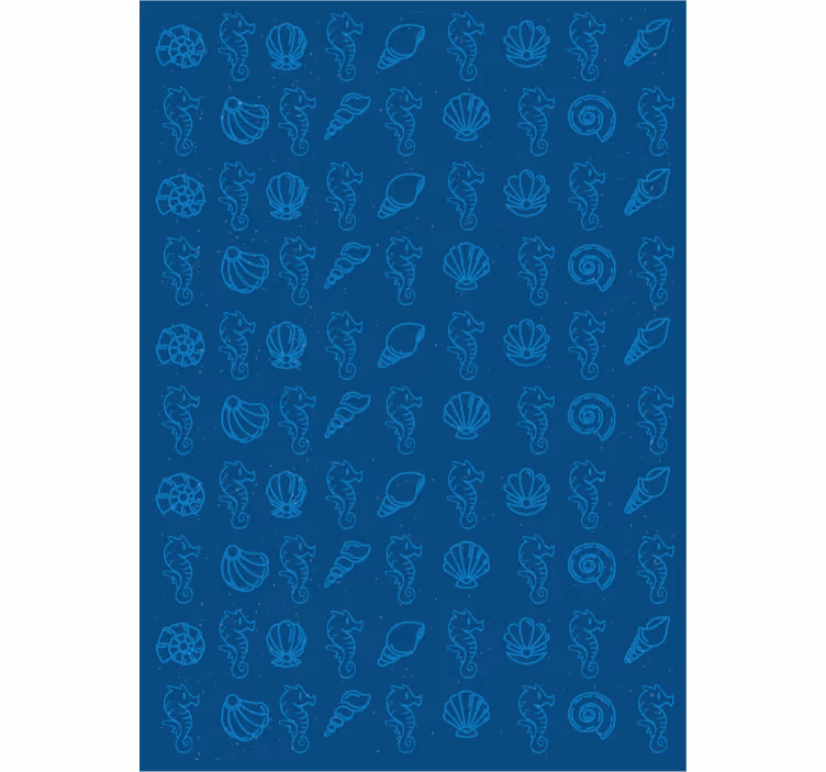 Carta da parati animali illustrazioni marine - TenStickers